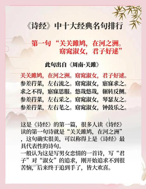 中国古代文学经典名句235句，值得一读再读  第1张