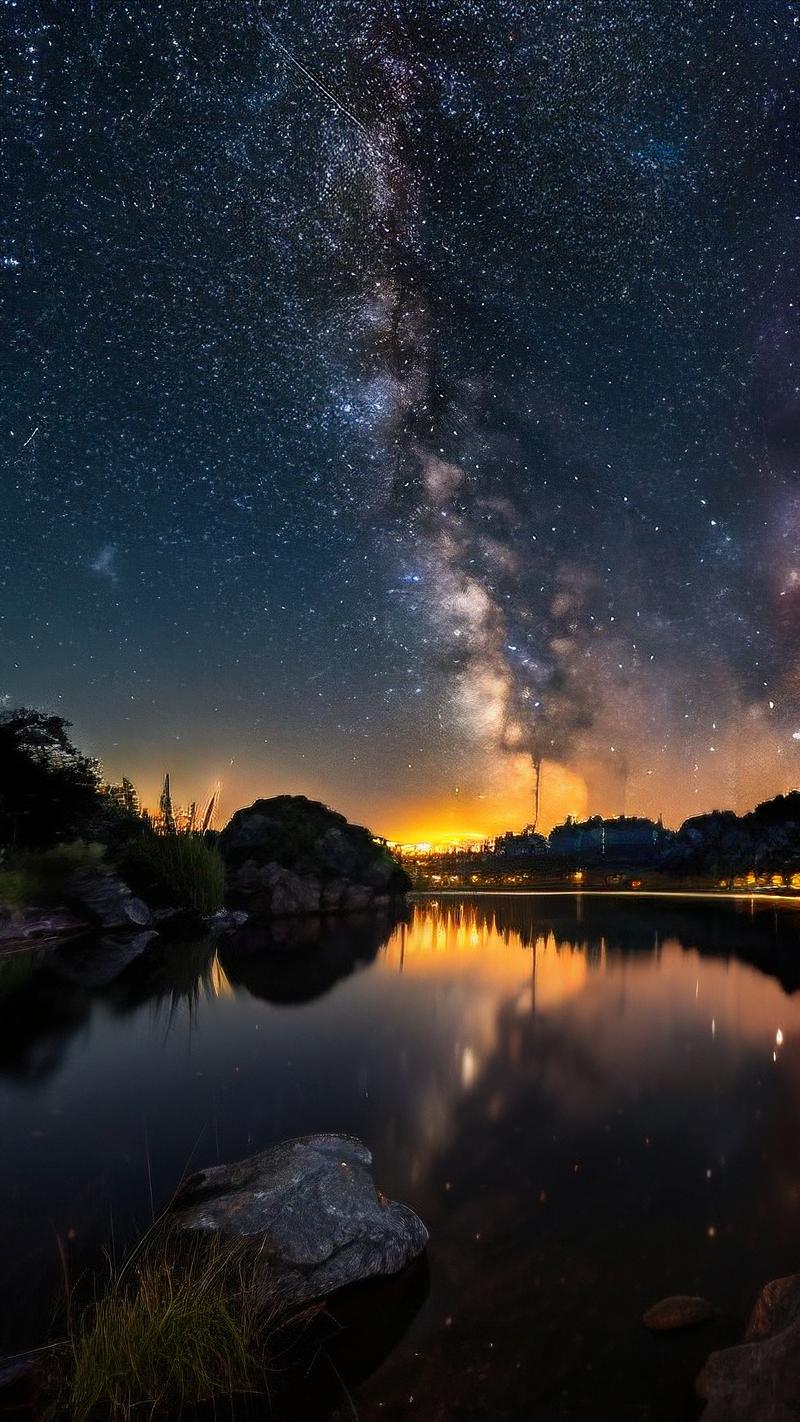 关于星空的浪漫文案和绝美星空背景图来啦  第1张