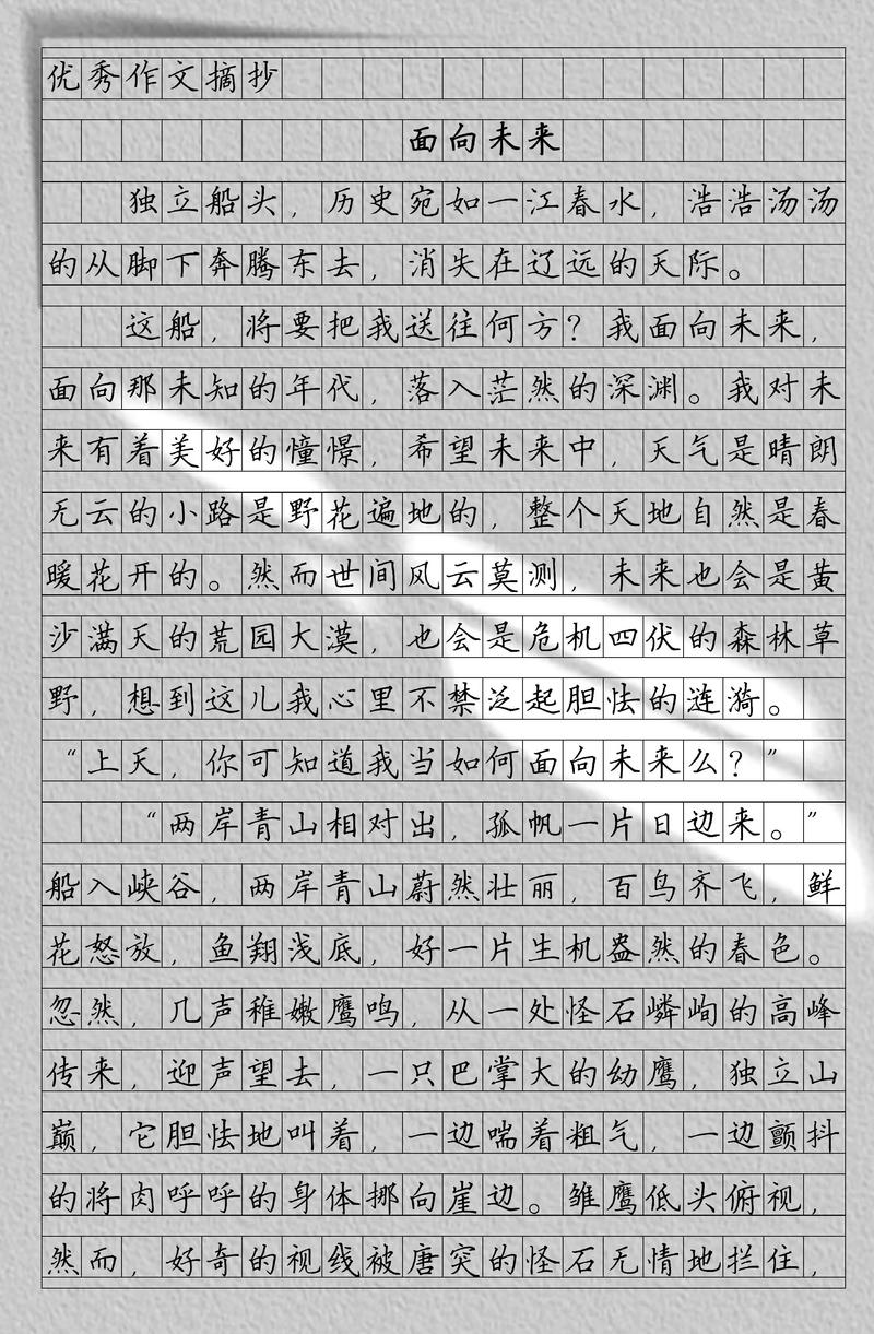 励志作文：《未来》?励志文章  第1张