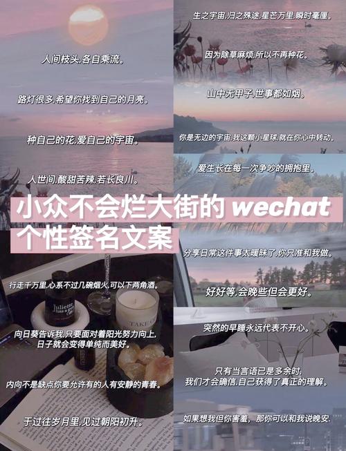 突出了女性的独特风格和涵养的微信个性签名 第1张 突出了女性的独特风格和涵养的微信个性签名 第1张