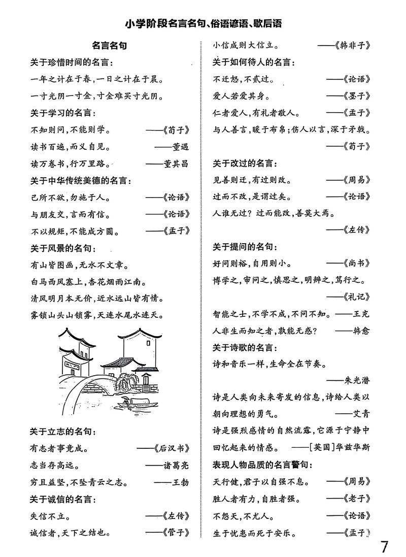 名言名句、成语、谚语、歇后语汇总! 第1张 名言名句、成语、谚语、歇后语汇总! 第1张