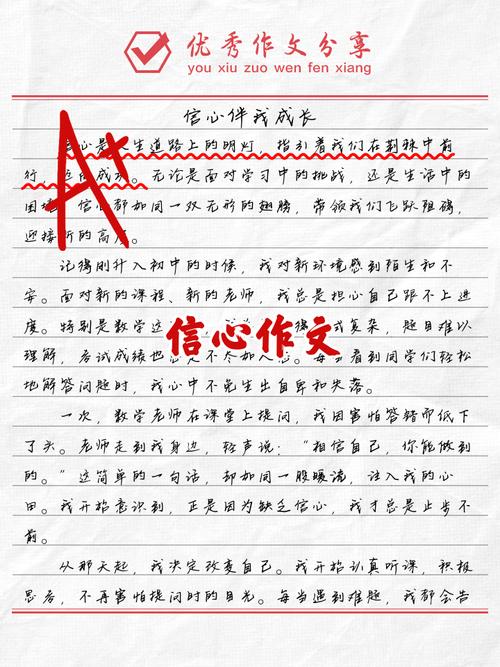 高二应用文500字:自信 第1张 高二应用文500字:自信 第1张