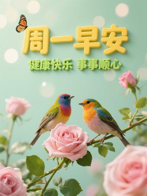 周一早安,10句简短问候祝福语,希望日子安静,抬头皆是温柔 第1张 周一早安,10句简短问候祝福语,希望日子安静,抬头皆是温柔 第1张