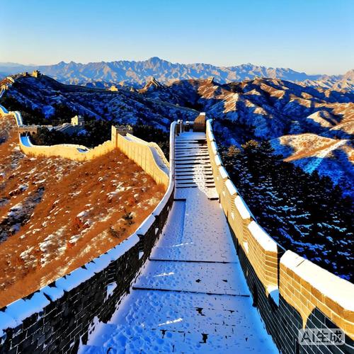 雪后长城美如画，在最好的时节，遇见最美的风景  第1张