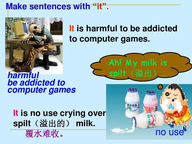 “It’s no use crying over spilt milk.”高级句型帮你抢分 第1张 “It’s no use crying over spilt milk.”高级句型帮你抢分 第1张