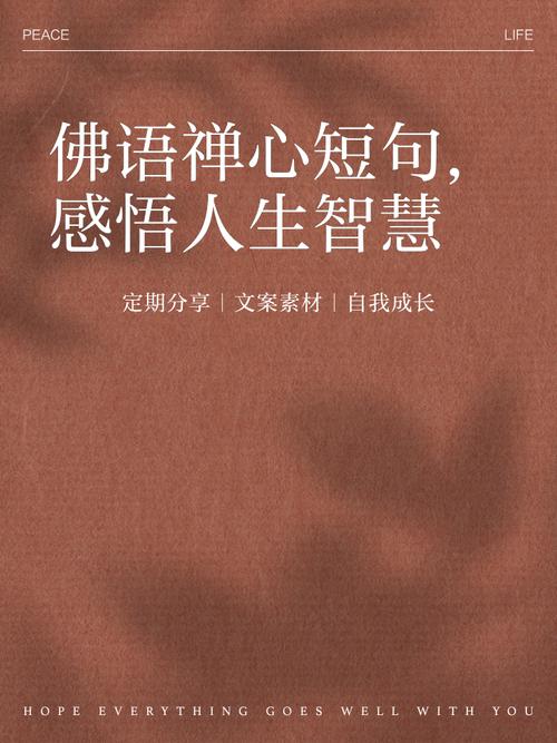 佛学人生感悟经典句子,句句精辟,充满人生智慧! 第1张 佛学人生感悟经典句子,句句精辟,充满人生智慧! 第1张