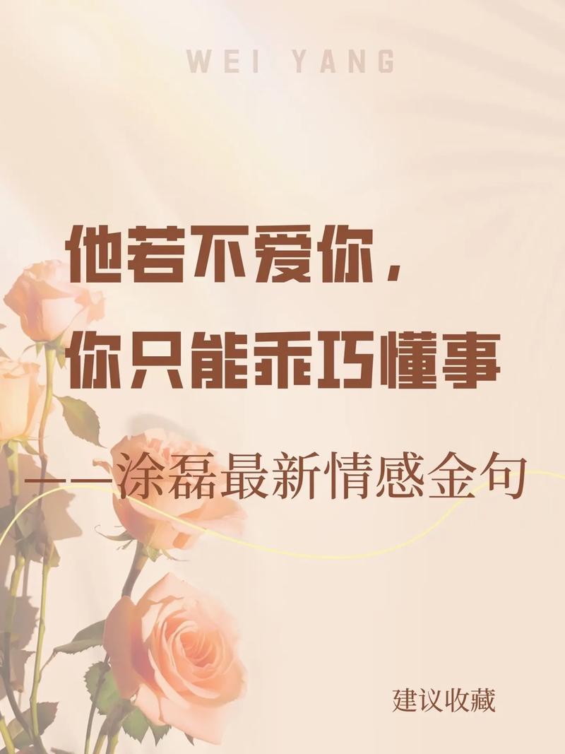 2022年最新涂磊最经典情感语录100句 第1张 2022年最新涂磊最经典情感语录100句 第1张
